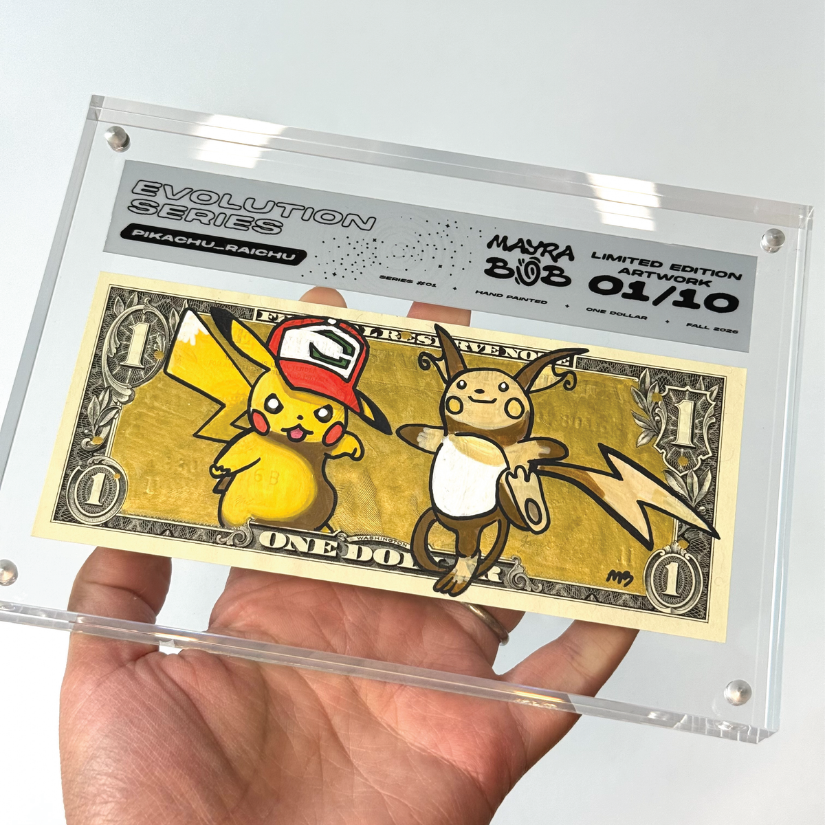 Limited Evolution Series “Pikachu” Dollar Bill
