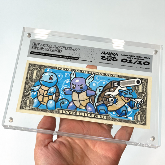 Limited Evolution Series “Squirtle” Dollar Bill