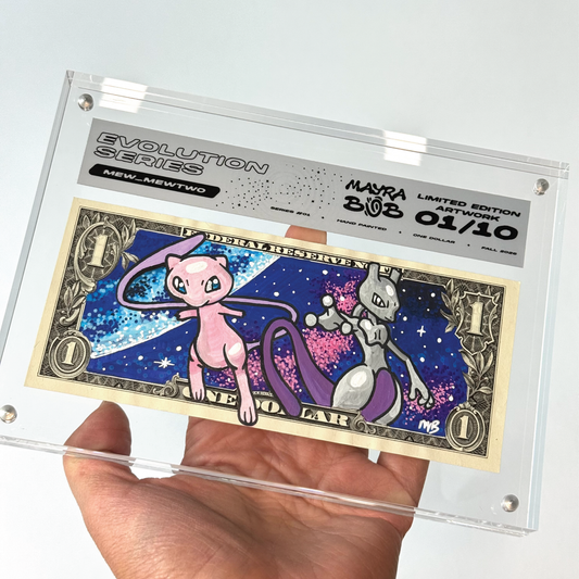 Limited Evolution Series “Mew_Mewtwo” Dollar Bill